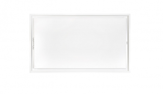 Plafonnier Novy Pureline - largeur 120 cm - blanc RAL 9003 - moteur cubic orientable -  sans éclairage 