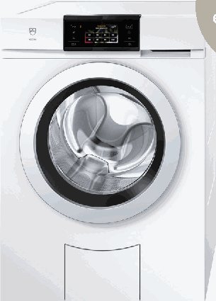 Lave-linge V-ZUG AdoraLavage V6000 1104300003, 8 kg, 1600 tr/min, charge avant, écran couleur, AquaStop