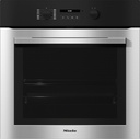 Four pyrolyse MIELE H2761BP, multifonctions, inox Clean Steel, FlexiClips, Air Fry, ContourLine, connecté