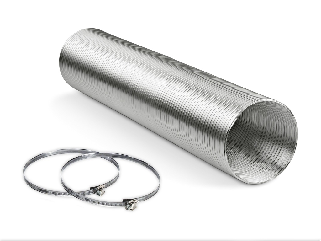 Conduit rond Gaggenau AD751010, ⌀ 150 mm, aluminium, argent
