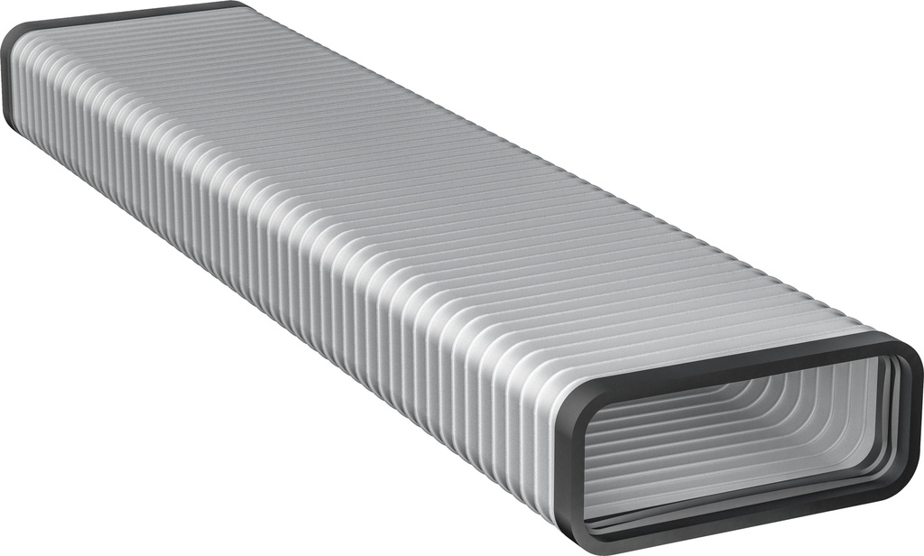 Gaine plate GAGGENAU AD858010, 222 mm, aluminium, flexible, joint pré-monté