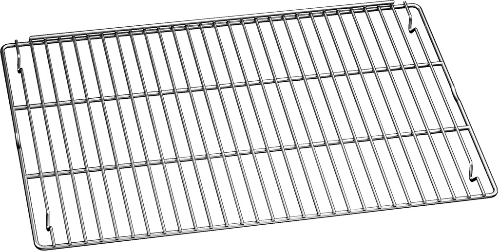 Grille de cuisson Gaggenau BA038105, inox, sans ouverture, avec pieds