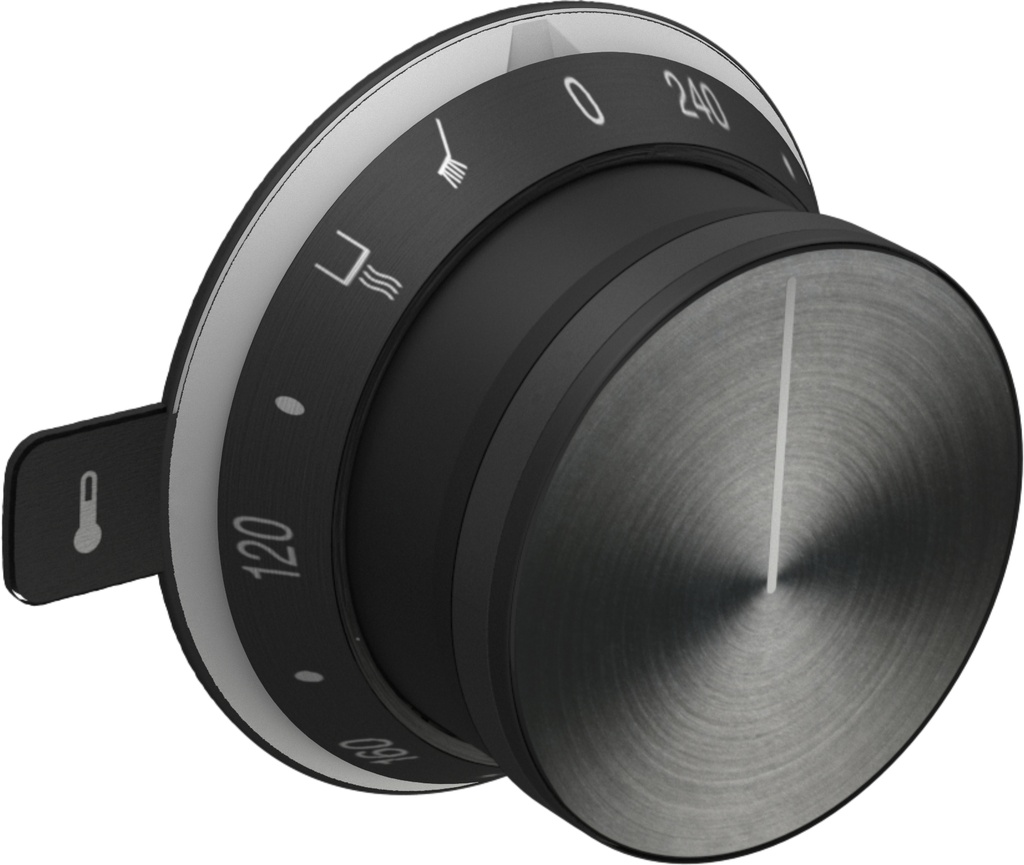 Bouton de commande Gaggenau CKP420000, noir, lot de 2 pièces, série 400