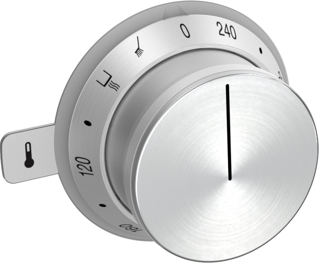 Bouton de commande GAGGENAU CKP420010, inox, électronique, lot de 2