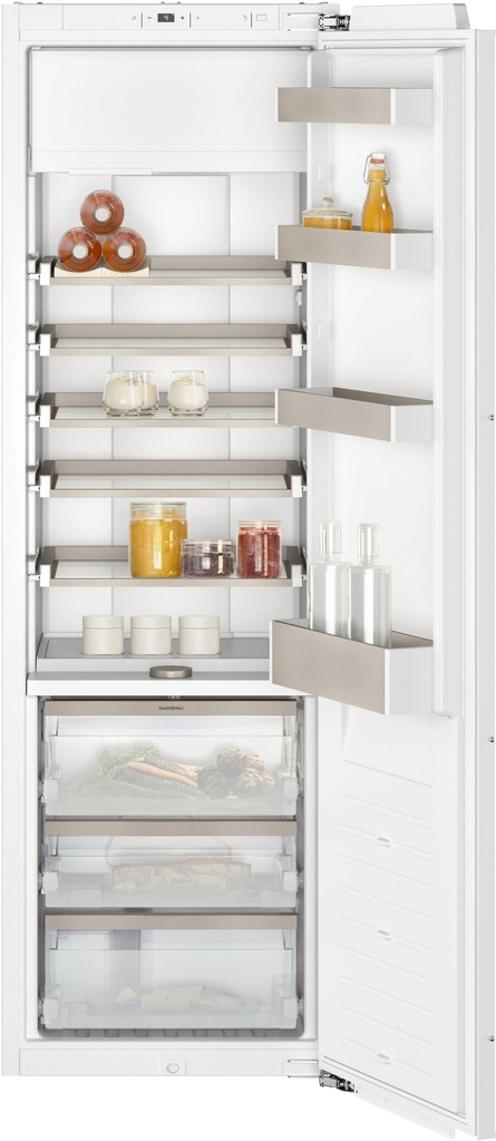 Réfrigérateur intégrable Gaggenau RT289370, 269 L, classe E, 36 dB, compartiment congélation 4 étoiles