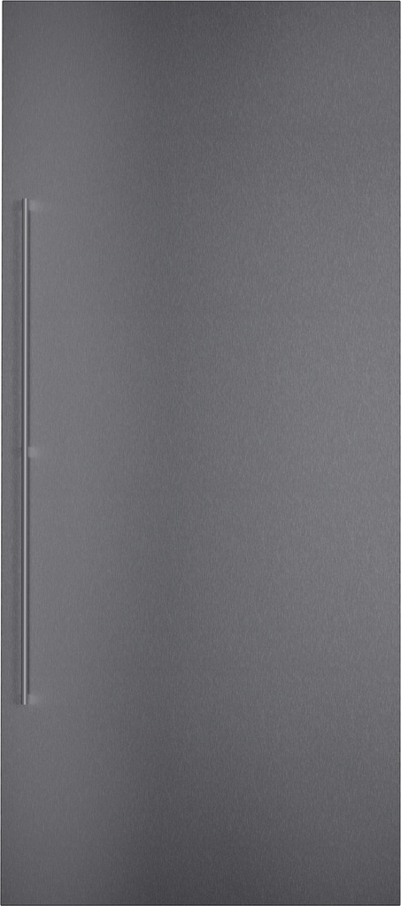 Panneau de porte Gaggenau RVA421924, 90 cm, inox brossé foncé, poignée inox