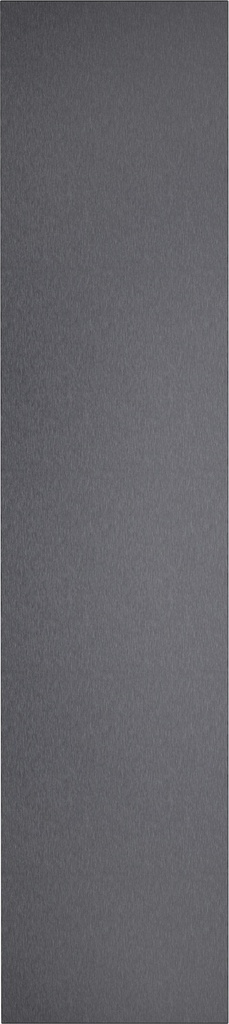 Panneau de porte Gaggenau RVA428120, 45,7 cm, inox brossé foncé, épaisseur 19 mm