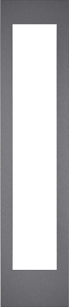 Panneau de porte Gaggenau RVA428122, 457 mm, inox brossé foncé, 19 mm