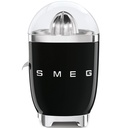 Presse-agrume électrique Smeg CJF11BLEU noir, 70 W, cône en acier inoxydable, bec anti-goutte, base antidérapante