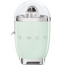 Presse-agrumes Smeg CJF11PGEU, vert d'eau, 70 W, cône en inox, bec anti-goutte, style années 50