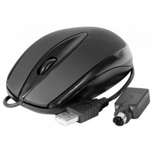 DACOMEX Souris M110-UP noire USB et PS/2