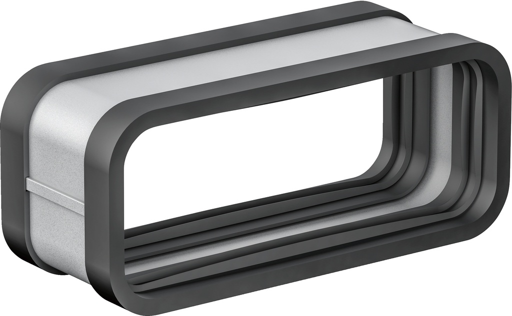 Gaine plate Gaggenau AD854000, raccordement 2 gaines, joints pré-montés