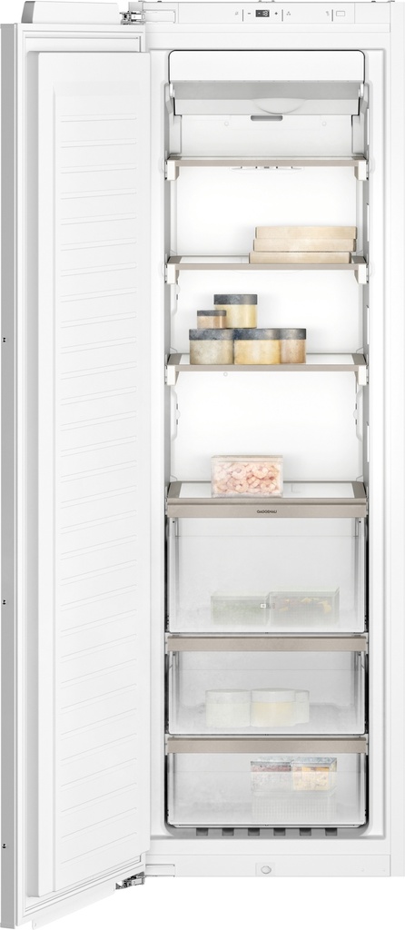 Congélateur Gaggenau RF287370 encastrable, 212 litres, classe E, 14 kg/24 h, 3 tiroirs dont 1 extra large