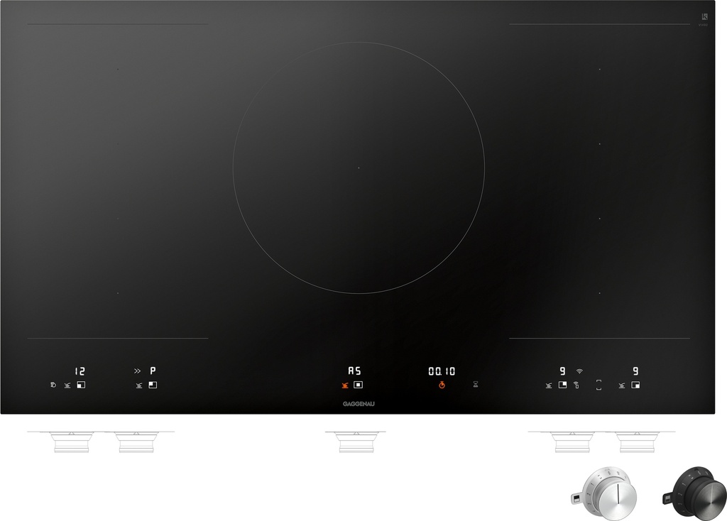 Table de cuisson Gaggenau VI492105, induction Flex, 3 zones de cuisson, 90 cm, 11.1 kW