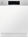 Lave-vaisselle semi-intégrable Electrolux KI62D100SX 911562137, 13 couverts, 44 dB, moteur inverter, départ différé 24 h