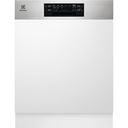 Lave-vaisselle Electrolux EEG69400IX encastrable semi-intégrable, moteur inverter, cuve XXL 164 L, 8 programmes