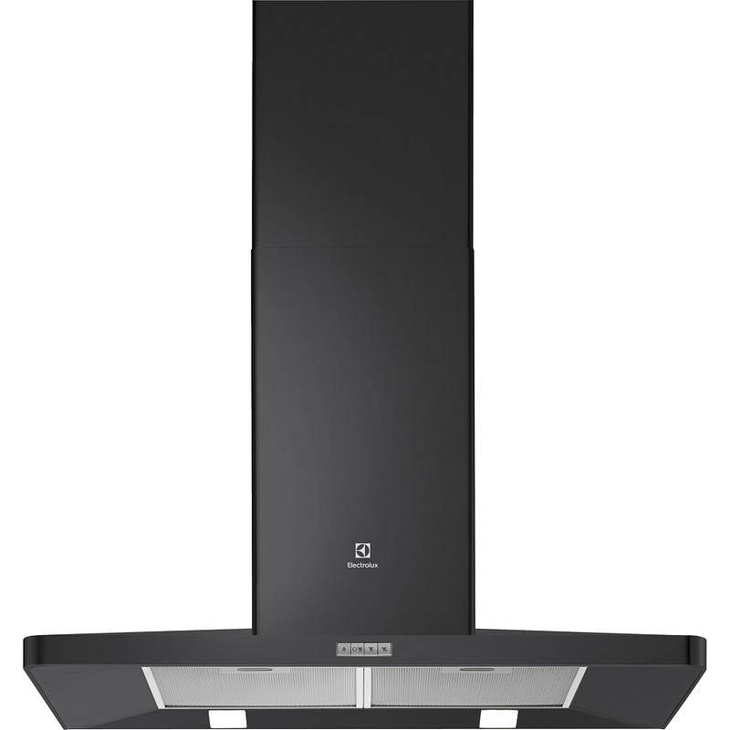 Hotte décorative Electrolux EFF90462OK, murale 898 mm noire, 603 m³/h, éclairage LED, filtre aluminium