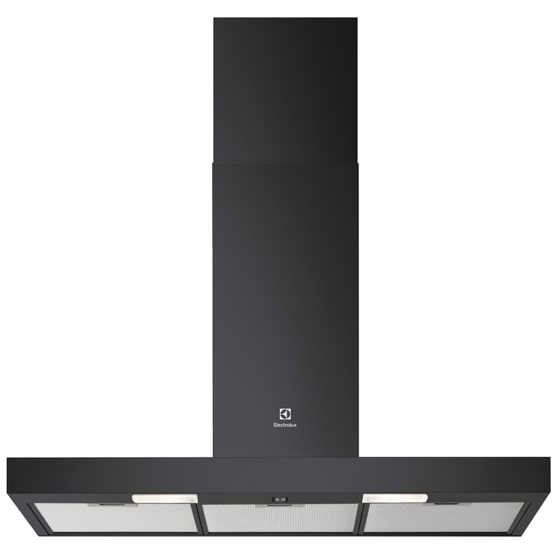 Hotte décorative Electrolux EFT39K, débit 385/600 m3/h, éclairage LED, classe énergétique C, 57/68 dB(A), 2 vitesses