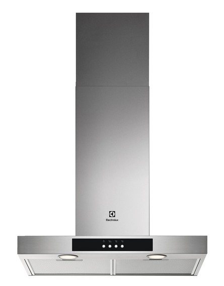 Hotte décorative Electrolux EFTD26X, 600 m³/h, 3 vitesses, éclairage LED, classe C, acier inoxydable