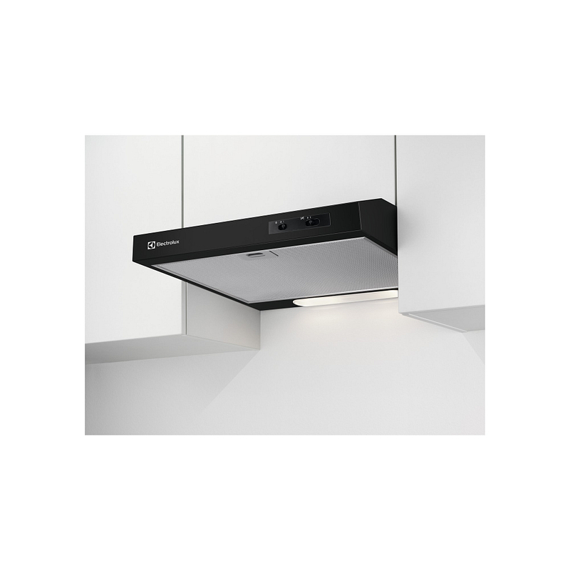 Hotte casquette Electrolux EFU216K, 272 m³/h, éclairage LED 6 W, 3 vitesses
