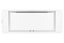 Hotte Plafonnière Aero 35 cm de profondeur dimensions réduites installation sur de faux plafonds de seulement 18 cm 27837 Aero 900 R800GP blanche RAL 9003 
