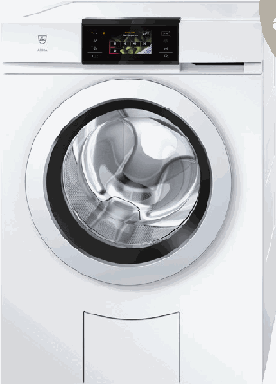 Lave-linge V-ZUG 1104200021, charnière gauche, essorage 1600 tours par minute, dosage automatique, écran couleur