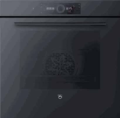 Combair V2000 60, Verre Miroir Noir, Hauteur 60cm Fours 2104300014 V-ZUG