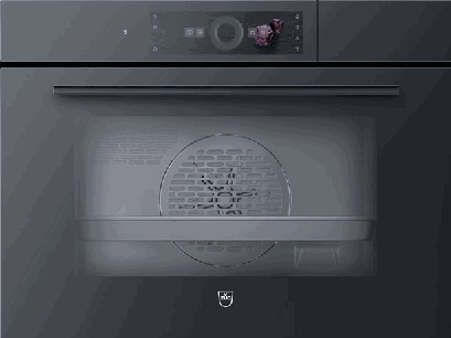 CombiSteamer V4000 45, Verre Miroir Noir, Hauteur 45cm Fours 2303100004 V-ZUG