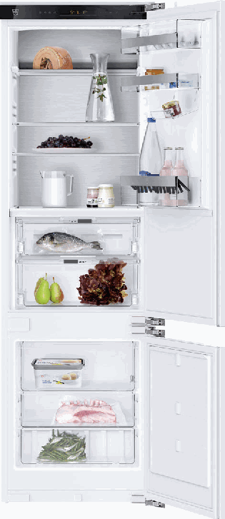 Réfrigérateur-congélateur combiné V-ZUG 5111400002, entièrement intégrable, 268 l, éclairage LED, touch control