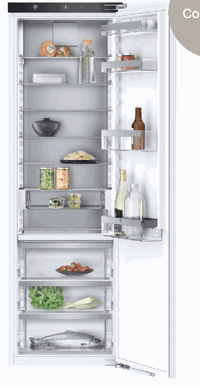Réfrigérateur V-ZUG Cooler V4000 178K 5113900002, entièrement intégrable, ColdFresh 0°, charnière droite réversible