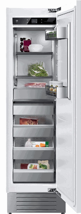 Congélateur V ZUG 5300600000, entièrement intégrable, 348 l, charnière droite, Icemaker, affichage couleur