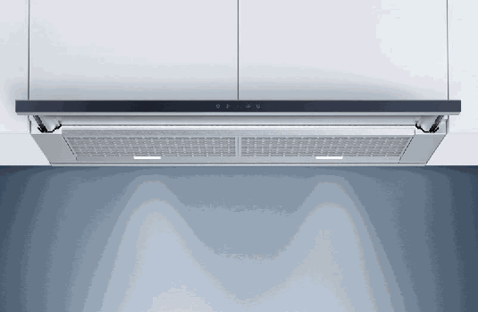 Hotte encastrable V-ZUG AiroClearEncastrable V6000 6105800006, finition miroir, éclairage LED, Touch Control