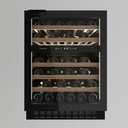 Cave à vin FRECAN 58001, sous plan, 45 bouteilles, 2 zones, 125 L