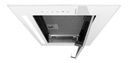 Hotte intégrable FRECAN 27559, 900 mm, 626 m³/h, verre blanc, 3 vitesses + Booster