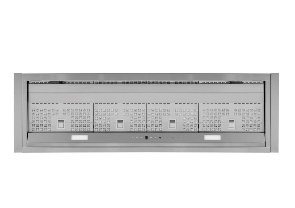Hotte intégrable FRECAN 27572, 1000 mm, inox, 670 m³/h, LED régulable