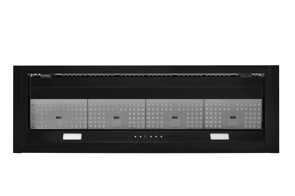 Hotte intégrable FRECAN 27571, 900 mm, 422 m³/h, verre noir, LED régulable