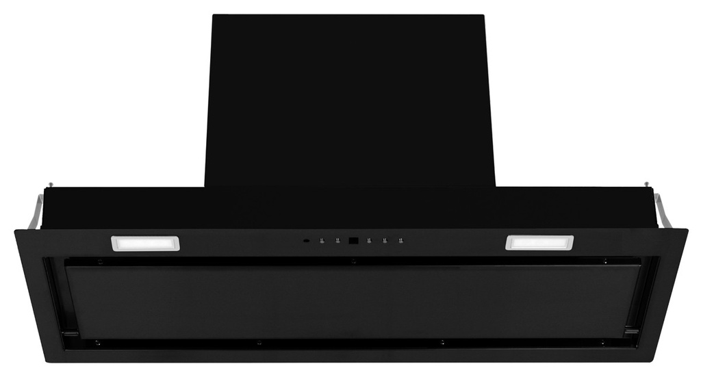 Hotte intégrable FRECAN 27604, 725 mm, 3 vitesses + Booster, aspiration 397 m³/h, noir laqué