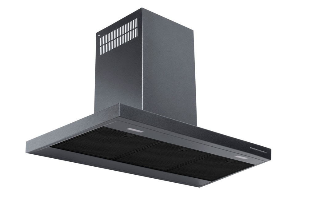 Hotte murale FRECAN 27608, 900 mm, 670 m³/h, 3 vitesses + Booster, Carbon Texture