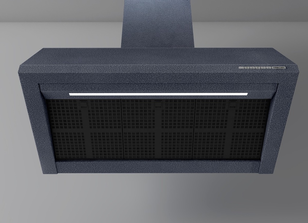 Hotte Murale Keops Texture 900 1100GP Carbon 27673 Frecan