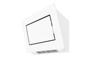 Hotte murale inclinée FRECAN 27740, 900 mm, 594 m³/h, verre blanc, 3 vitesses + Booster