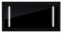 Hotte plafonnière FRECAN 27810, 1000 mm, 3 vitesses + Booster, LED régulable, acier inoxydable 8 couches