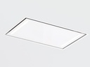 Hotte PANDO 009690, 110 cm, 1130 m³/h, classe A+, filtration ECO PLASMA, verre blanc