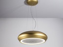 Hotte PANDO 009725 SKYLOOP CER/69, Ø 69, 1130 m³/h, inox-céramique, doré