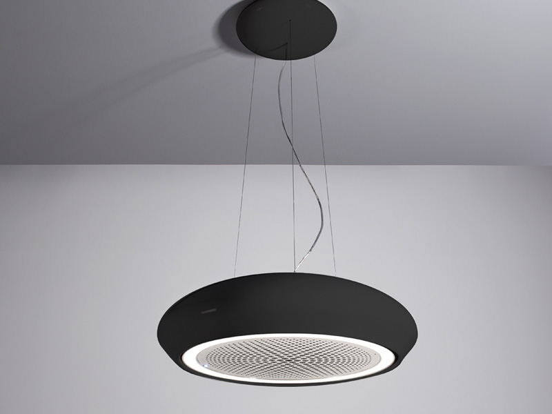 Hotte SKYLOOP CER/69 noir satiné 1130 m³/h ECO FCA - Hottes - PANDO