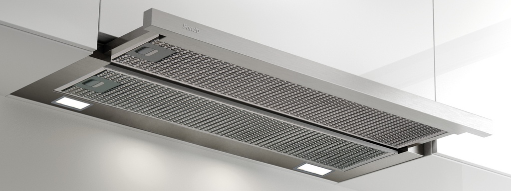Hotte PANDO 009957, 70 cm, 730 m³/h, inox, classe énergétique A, moteur interne