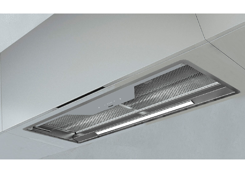 Hotte PANDO 010002, 52 cm, 680 m³/h, inox, classe A énergétique