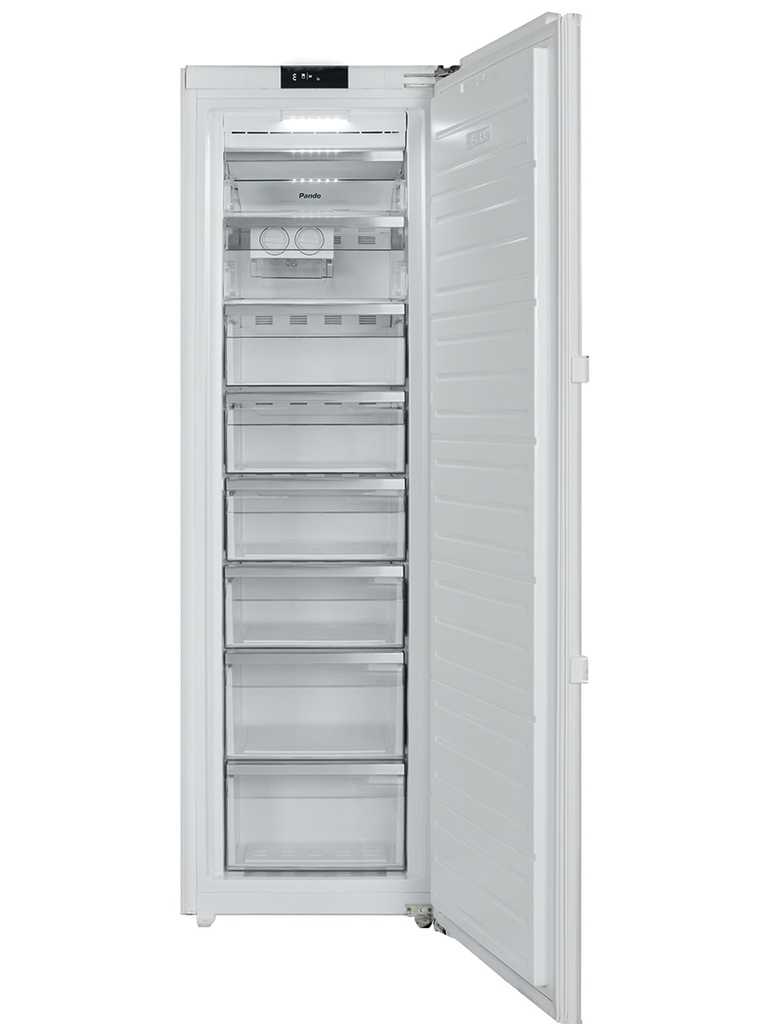 Congélateur PANDO 010337, intégrable, 177x54 cm, 197 L, classe E