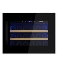 Cave à vin PANDO 010707, 45 cm, 16 bouteilles, éclairage multicolore, compresseur Inverter