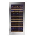 Cave à vin PANDO 010758, 65 bouteilles, 124 cm, éclairage multicolore, inox