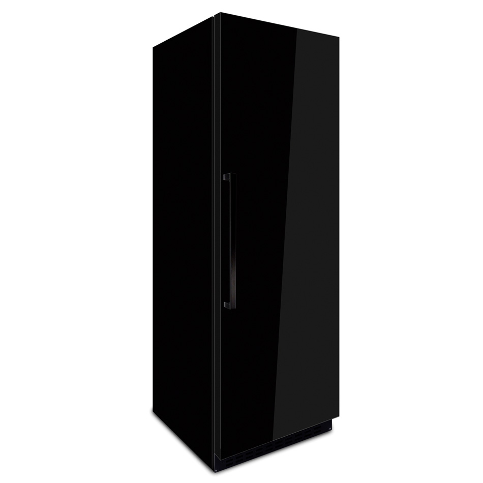 Cave à vin PANDO 010837, 190 bouteilles, 335 L, verre noir, porte droite